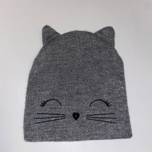 Gray Cat Ear Beanie